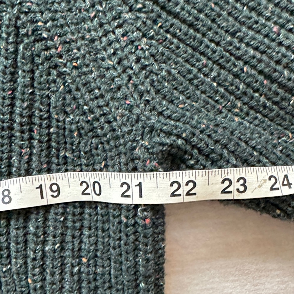 Hunter Forest Green Knit Cardigan - Picture 4 of 5